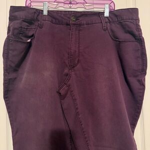 Faded Glory Deep Purple Pants
